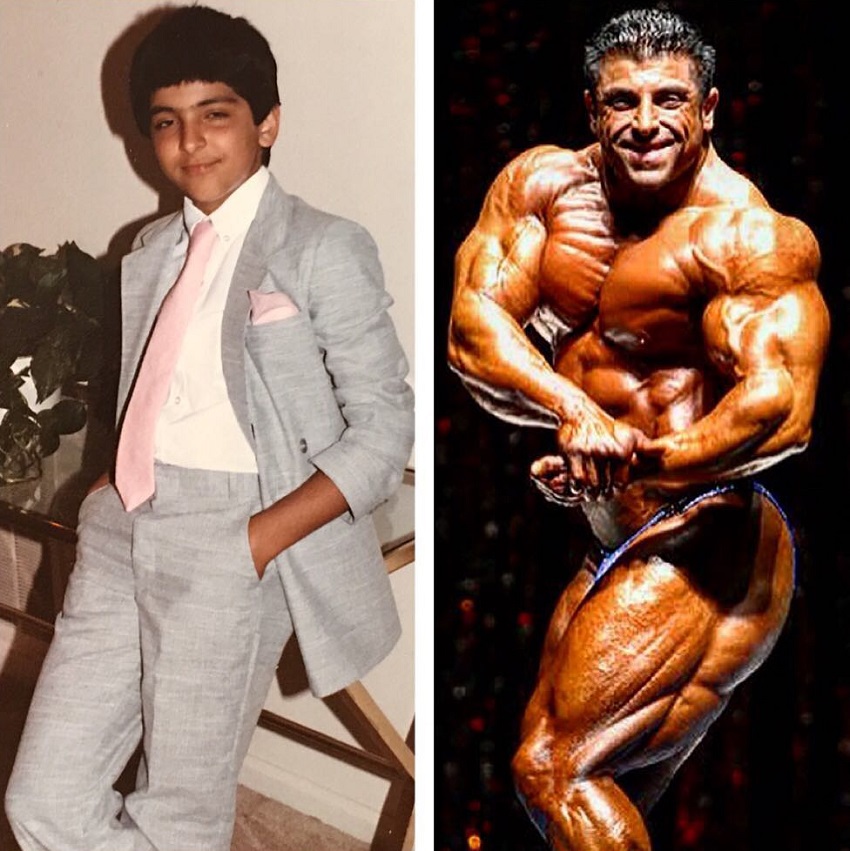 Shahriar Kamali's transformation from childhood to his bodybuilding days