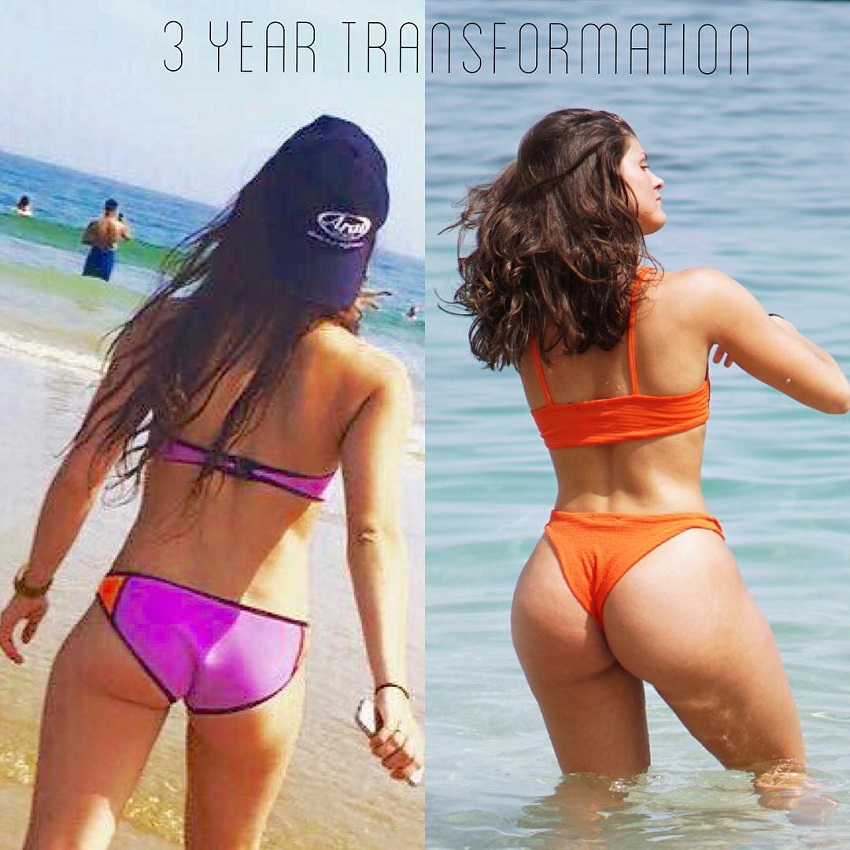 Elle Edwards's three-year fitness transformation