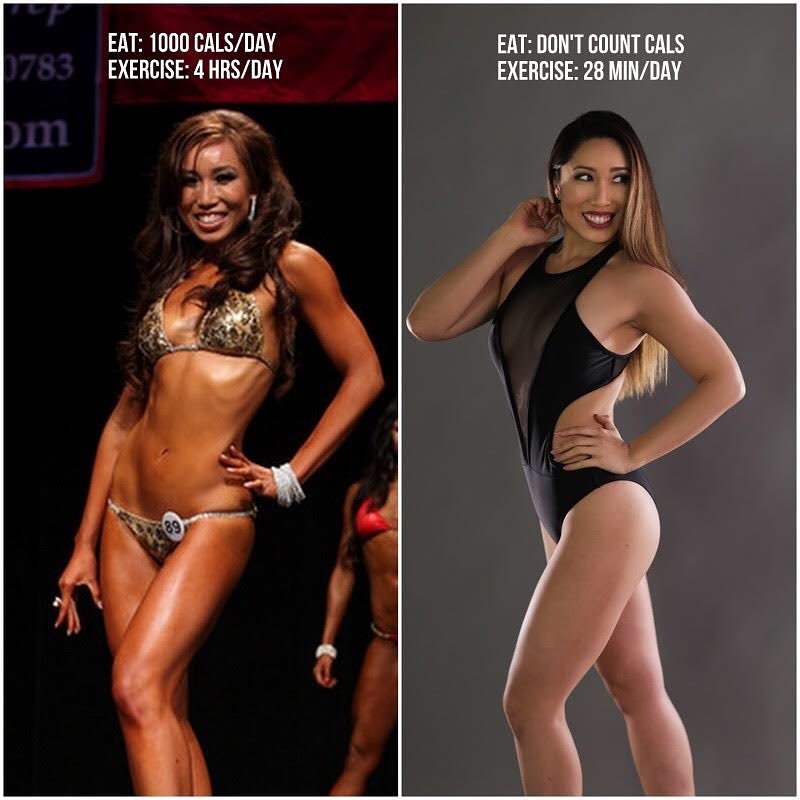 Cassey Ho body fitness transformation before-after