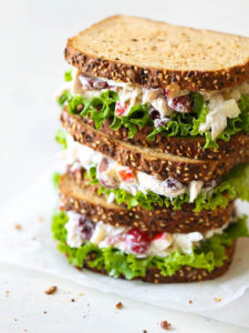 Chicken salad on wholemeal