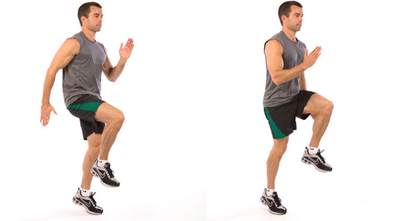 High-knee-sprint-exercise