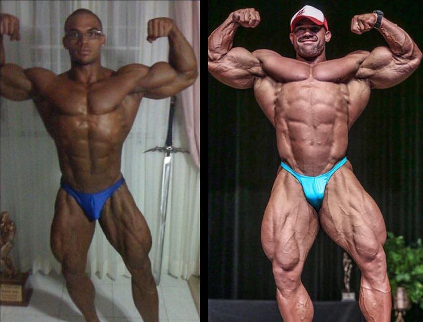 Alexis Rivera Rolon's bodybuilding transformation before-after