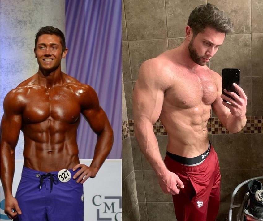 Daniel Zukich's body transformation before-after