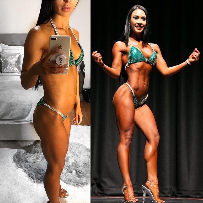 Katie Jean's bikini transformation before-after