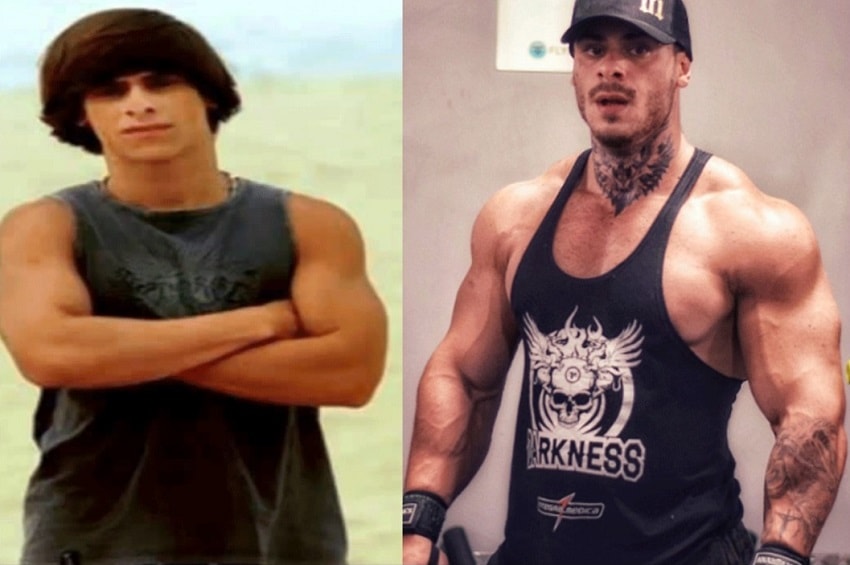 Leo Stronda's transformation from slim to muscular