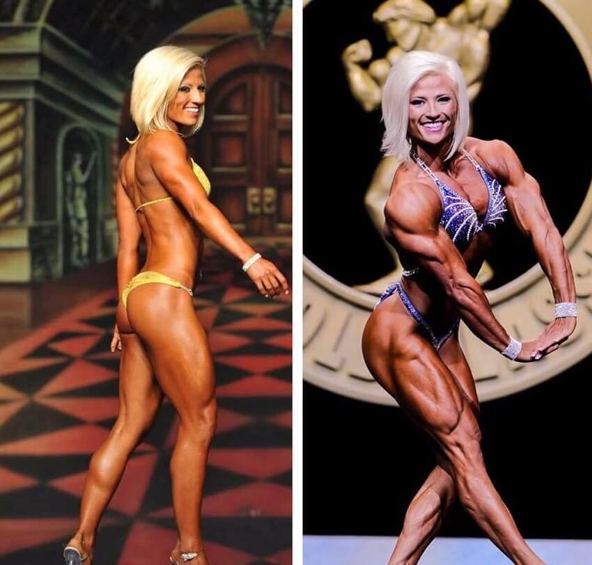 Brooke Walker transformation from bikini to women's physique