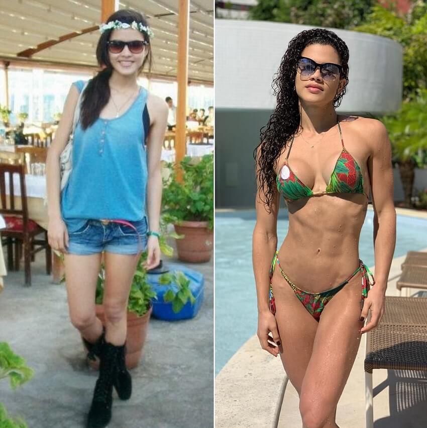 Etila Santiago's fitness transformation before-after