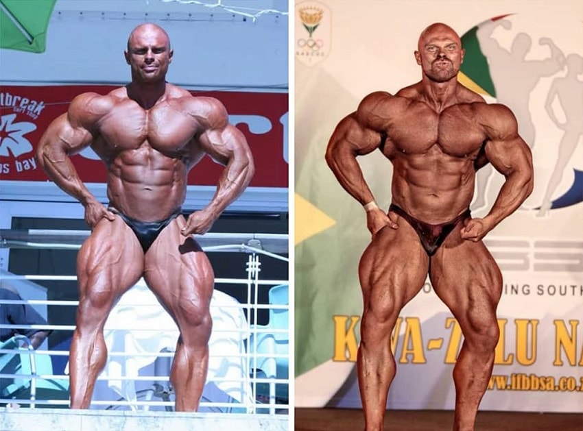 Marius Dohne 5-year bodybuilding transformation before-after