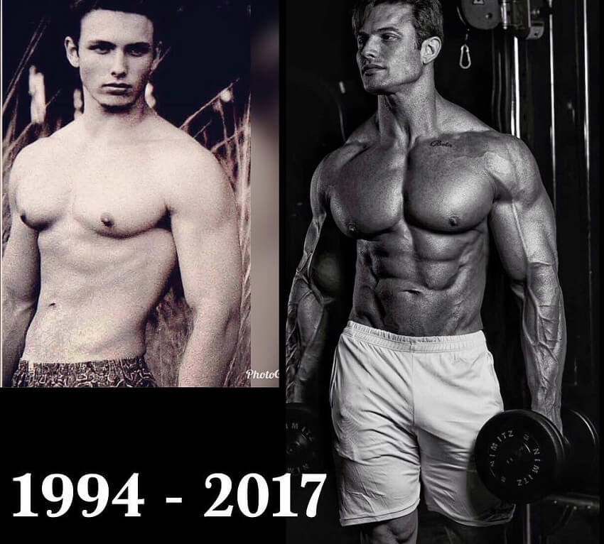 Paulo Muzy bodybuilding transformation before-after