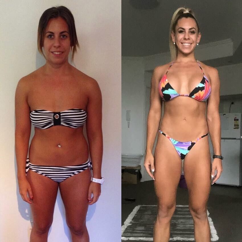 Tamara Meyer's awesome body transformation from 'skinny-fat' to fit and lean