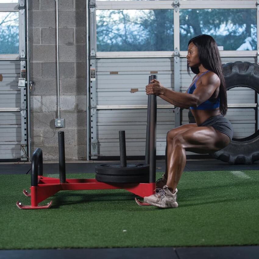 Cydney Gillon training in the gym