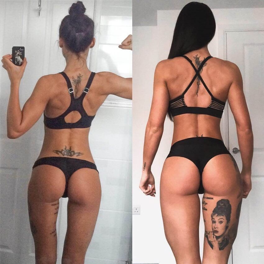 Lisa Lanceford's body transformation before and after