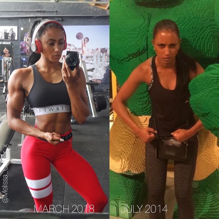 Melissa Carver before-after body transformation