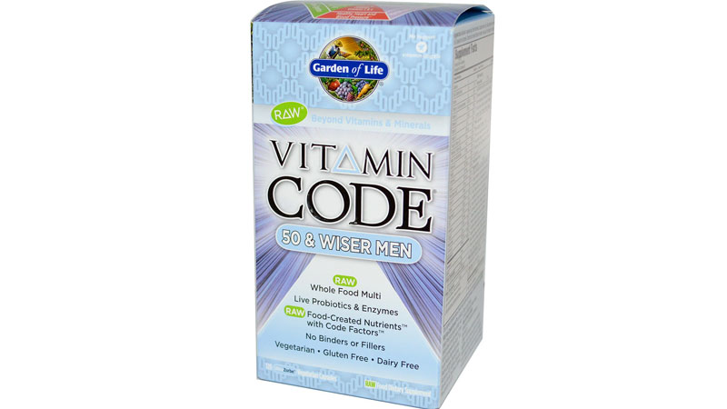 Box of Garden of Life Vitamin Code 50 & Wiser Men