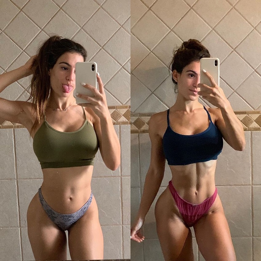 Andrea Thomas before and after fitness photo