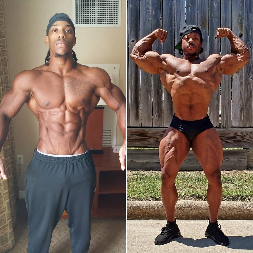 Rickey Moten's transformation from Men's Physique to Classic Physique.