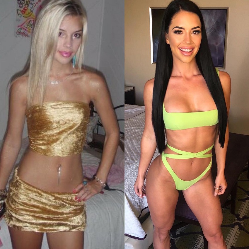 rachel dillon's dramatic fitness body transformation, before-after