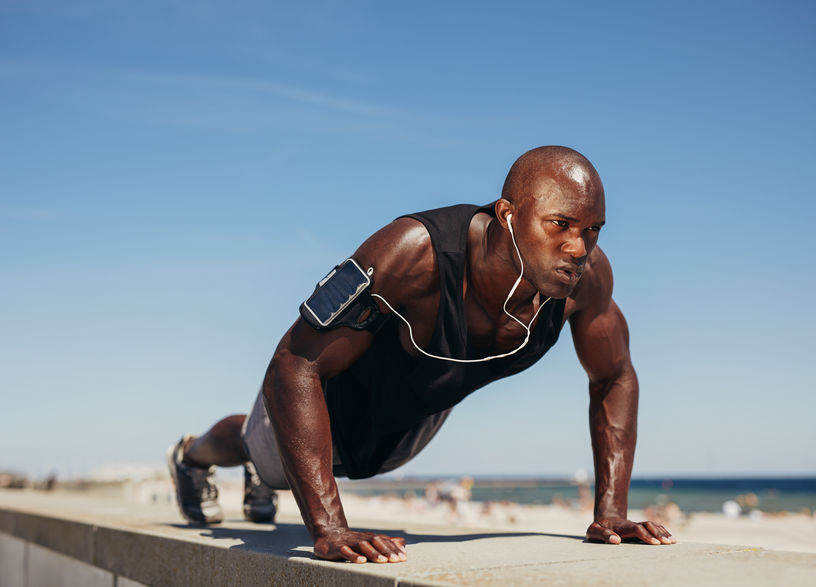 Bodyweight pushups for strength training