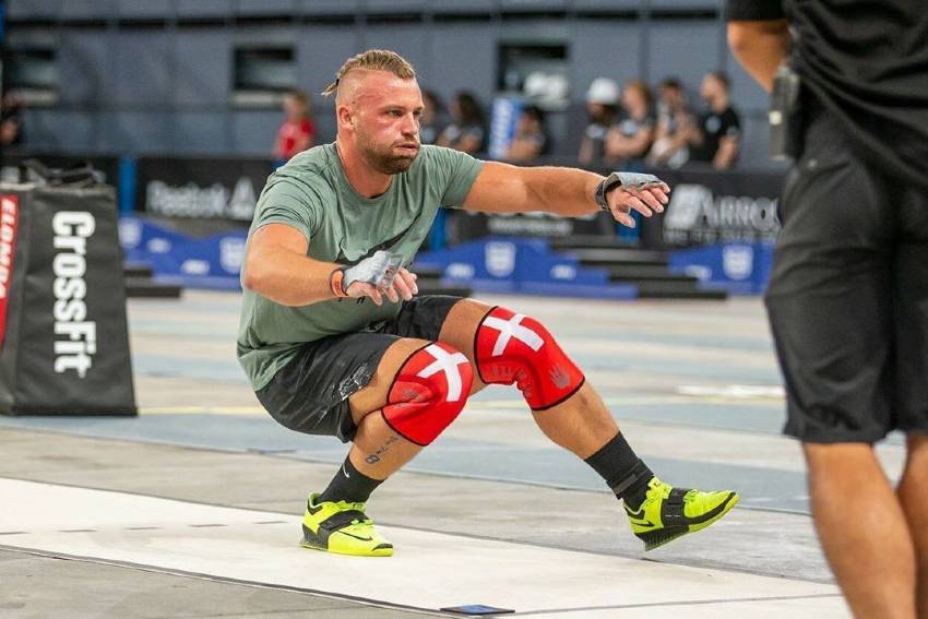 Rasmus Wisbech Andersen competing in CrossFit