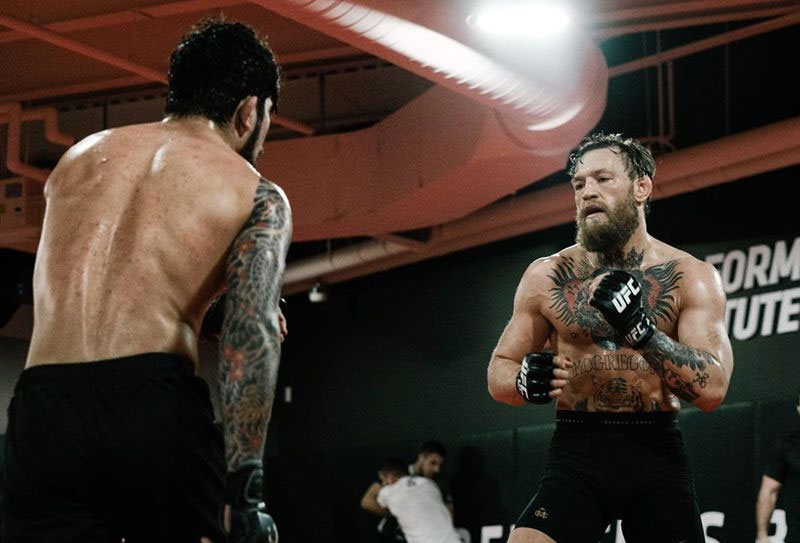 Conor McGregor training MMA