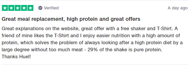 Huel weight loss reviews